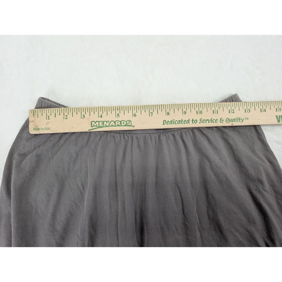 Soft Surroundings Fringe Maxi Skirt Size XS Gray Boho Hippie Gypsy Goblin Fairy - Picture 5 of 7